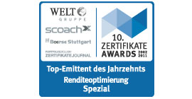 2011 ZertifikateAwards 3rd place: Special Return Optimization